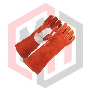 Guantes de Soldador Hot Shot, de Cuero, con Puño de Seguridad, Antiestáticos, Cosidos, Flexibles, Transpirables, Resistentes a Desgarros y al Desgaste - Product Image 2