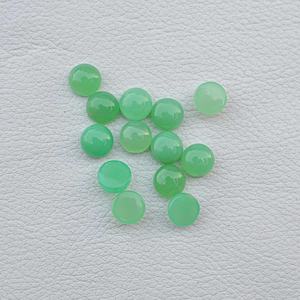 พลอยคริโซเพรสทรงกลม8มม. พร้อมซื้ออัญมณีทรงหลวมด้านหลังเรียบ - Product Image 3