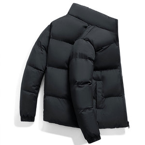 Ropa de Talla Grande para Hombre, Chaqueta Acolchada de Plumón de Ganso 700, Ligera, para Invierno, de Alta Calidad - Product Image 1