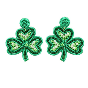 Pendientes de cuentas con forma de huevo de Pascua, color morado y rosa, para mujer, joyería de moda, artesanía, al mejor precio - Product Image 4