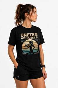 เสื้อยืดผู้หญิงฤดูร้อน สีกรมท่า ผ้าฝ้ายนุ่ม สวมใส่สบาย แขนสั้น ระบายอากาศได้ดี คุณภาพสูง ปรับแต่งได้ พิมพ์ลายสกรีน - Product Image 6