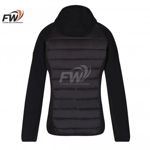 แจ็คเก็ตพัฟเฟอร์สั้นสำหรับผู้หญิง ดีไซน์ล่าสุดจากโรงงานผู้ผลิต (OEM) คุณภาพสูง แจ็คเก็ตพัฟเฟอร์กันลมแบบซิปสำหรับฤดูหนาวสำหรับผู้หญิง  รับผลิตตามแบบ - Product Image 2