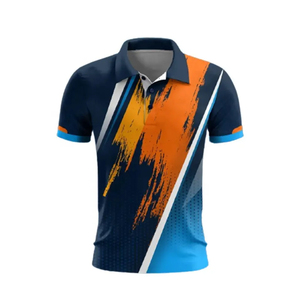 Camisetas de Golf para Hombre de Alta Calidad, Elásticas, Transpirables, de Manga Corta, con Estampado Personalizado en la Parte Delantera, de Spandex/Poliéster - Product Image 6