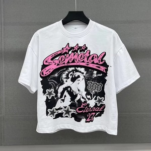 <b>White</b> Men's Oversized Anime Graphic T-Shirt with Custom Fleece Fabric Quick Dry & Eco-Friendly Casual <b>Tee</b> - Product Image 1
