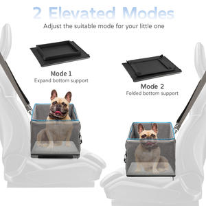 2024 heißer Verkauf Haustier Autos itz Booster wasserdicht Hund Autos itz Sicherheits stuhl Haustier Reise zubehör - Product Image 5