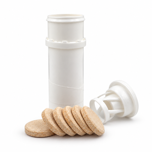 Comprimés effervescents probiotiques et prébiotiques OEM ODM saveur orange 15 comprimés Fabricant de compléments alimentaires en marque blanche - Product Image 3