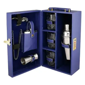 Travel Kit Bag 14 Pcs | Easy to Carry Portable Mini bar Liquor Tool Set latest new design bar ware best box