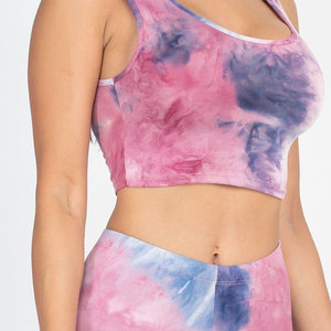 Ensemble de yoga et fitness anti-transpiration à séchage rapide, anti-boulochage, avec pantalon taille haute effet push-up et t-shirt en coton respirant - Product Image 5