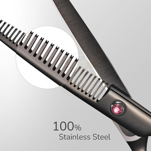 Tijeras de Peluquería de Acero Inoxidable de Alta Gama, con Acabado Pulido, Elegantes y Profesionales para Salón de Belleza - Product Image 2