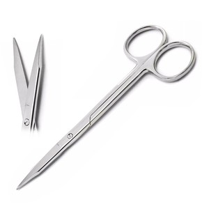 Tijeras Goldman Fox Rectas, Instrumento Quirúrgico Dental, Acero Inoxidable de Grado Médico Premium, Tijeras de Corte de Precisión - Product Image 1