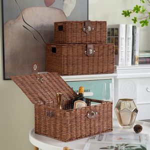 Best Factory Price Vietnam Rectangle Gift <b>Basket</b> in Bulk Empty Wicker <b>Basket</b> Willow Personalized <b>Large</b> Gift Hamper Decoration - Product Image 4