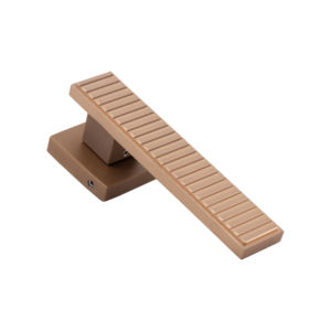 Juego de Manijas Modernas de Latón y Aluminio para Puerta, Roseta Cuadrada AB, Acabado Mate PVD, Oro Rosa, Dorado, Negro, Herrajes Interiores para Cerradura de Palanca - Product Image 3