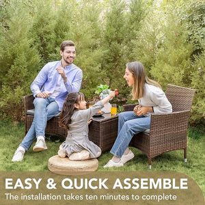 Contemporary Wood and Wicker Furniture Set Luxury Design for Hospitality and Indoor Patio Use - Product Image 5