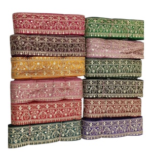 Encaje Bordado 100% Algodón Hecho a Mano de Alta Gama para Vestidos de Alta Costura y Moda, y Decoración con Lentejuelas, Venta al Por Mayor 2026 - Product Image 1