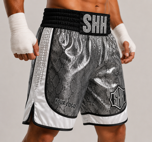 Pantalones Cortos de MMA OEM, Personalizados con Impresión, Unisex, de Secado Rápido, Transpirables, 100% Poliéster, SHH Industries, para Boxeo y Muay Thai - Product Image 2