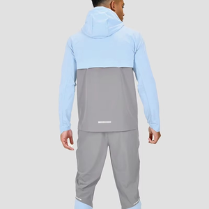 Chaqueta Cortavientos Impermeable Deportiva Casual con Capucha de Poliéster, Chaqueta con Cremallera para Exteriores con Logotipo Personalizado - Product Image 3