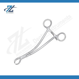 Pinza para Sujeción de Huesos Burns de 200 mm, Instrumento Quirúrgico Ortopédico de Acero Inoxidable, Pinza para Huesos Reutilizable, Fabricante de Pakistán - Product Image 4