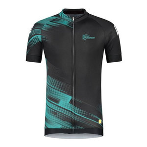 เสื้อจักรยานแขนสั้นผู้ชายระดับพรีเมียม แห้งเร็ว ผลิตจากโพลีเอสเตอร์ 100% เนื้อผ้ายืดหยุ่นสวมใส่สบาย เหมาะสำหรับการปั่นจักรยาน - Product Image 1
