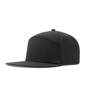 High Quality Custom 7 Panels <b>Plain</b> Flat Brim Sport <b>Caps</b> Baseball <b>Cap</b> - Product Image 1