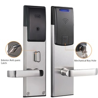 Serrure Électronique d'Hôtel Intelligente Originale Usine à Conception Personnalisable Avec Carte RFID, Clé et Contrôle par Application, Wi-Fi pour Chambre d'Hôte