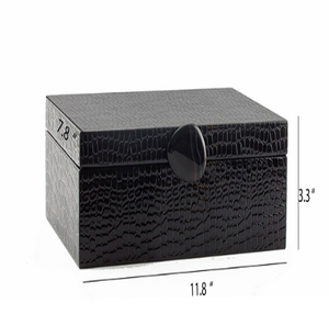 Boîte de rangement en cuir, boîtes en cuir de luxe - Product Image 3