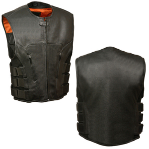 Gilet en cuir véritable pour homme, best-seller, prix raisonnable, nouveau style, vente en gros, streetwear tendance, gilet en cuir pour homme - Product Image 1