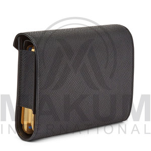 Porte-cartes de poker en cuir de vachette véritable avec logo personnalisé, pliable - Product Image 5