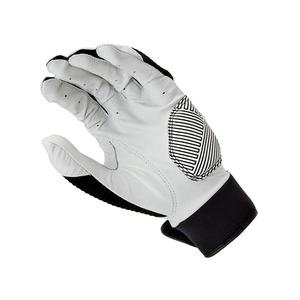 Gants de frappeur de baseball/softball professionnels personnalisés en cuir à manchette longue, fermeture auto-agrippante, grip antidérapant, séchage rapide, respirants - Product Image 4
