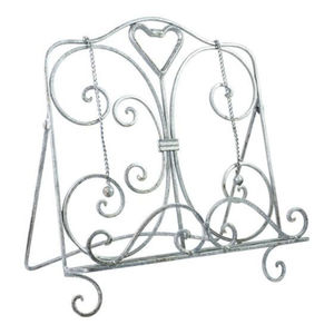 Support de livre de recettes en fer forgé, couleur noire, pour la maison, accessoires de cuisine, support de menu de restaurant - Product Image 6