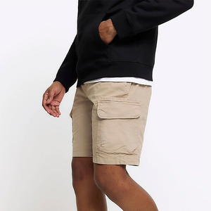 Pantalones cortos cargo para hombre, hechos a medida, transpirables, de secado rápido, suaves, de alta calidad, en calidad premium. - Product Image 4