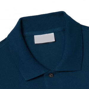 Camisa de Algodón Elegante para Hombre, con Bolsillo, Antiarrugas, Manga Corta, Estampado Bordado Multicolor, Personalizable, Ajuste Cómodo, Tipo Polo - Product Image 5