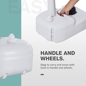 Lavandino Portatile da Campeggio con Serbatoio da 4,5 Galloni, Ruote e Dispenser di Sapone per Stazioni di Lavaggio Mani in Eventi all'Aperto e Camper - Product Image 5
