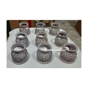 Design étonnant dans une nouvelle couleur élégante polie motif de luxe stéatite sculpture arôme brûleur à mazout de décoration et but de cadeaux - Product Image 6