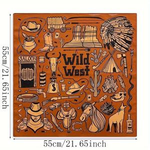 Écharpe carrée en soie de mûrier personnalisée OEM pour Halloween, douce, imprimée squelette de chauve-souris gothique, bandana - Product Image 3
