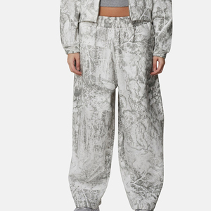 Pantalon cargo pour femme de haute qualité, respirant, écologique, long, à jambes larges, taille haute, nouvelle mode, décontracté, droit, pour l'hiver - Product Image 4