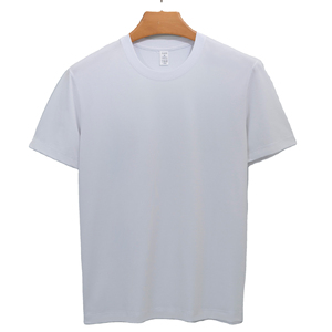 เสื้อยืดคอกลมคุณภาพสูง สีพื้น ทรงปกติ แขนสั้น ผ้าฝ้าย 100% สำหรับผู้ชาย จัดส่งตรงจากโรงงาน - Product Image 2