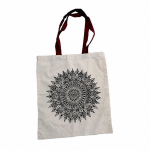Custom Heavy Duty Cotton Tote Bag | Premium Eco Friendly Grocery Shopping Bag with Personalized Logo Reusable High Quality Tote - Product Image 1