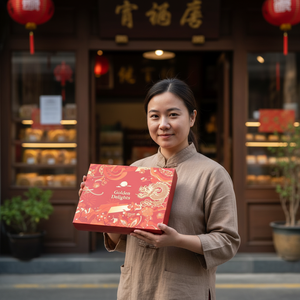 Custom Printing Personalized <b>Box</b> Mid Autumn Festival Mooncake Luxury Gift Packaging <b>Box</b> with Embossed Art Paper - Product Image 3