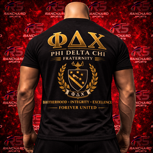 Camisetas Personalizadas para Fraternidades Griegas, Camisetas de Algodón Cómodas para Eventos de Hermandades y Confraternidades, Personalizadas - Product Image 3