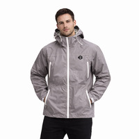 Veste Softshell Hydrochromique Thermosensible Chauffante Personnalisée pour Homme – Coupe-Vent Imperméable à Changement de Couleur