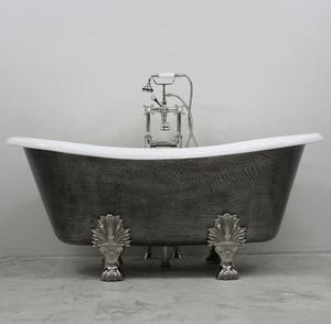 Bañera Ovalada Clásica Independiente con Patas de Gato, Esmaltada en Porcelana, para Adultos - Product Image 3