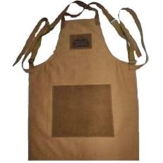 Tablier sans manches en cuir de qualité supérieure, très demandé, avec poches pour outils, idéal pour la soudure, le barbecue, la cuisine, la protection en atelier, durable - Product Image 3