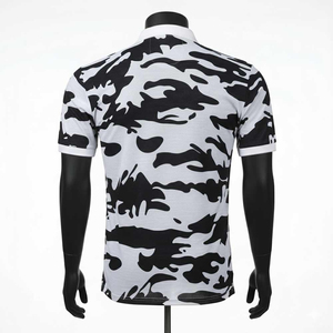 Chemises à manches courtes en tricot respirant de haute qualité pour hommes grandes tailles, logo brodé personnalisé, style élégant, en spandex/coton - Product Image 3