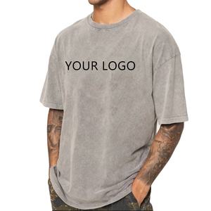 Camiseta de gimnasio de algodón 100% de alta calidad hecha a medida para hombre, tela transpirable de malla de secado rápido para Fitness, venta al por mayor - Product Image 1