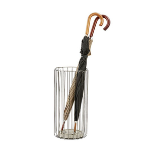 Porte-parapluie en laiton antique avec design cannelé pour l'entrée de la maison, support décoratif fait main - Product Image 2