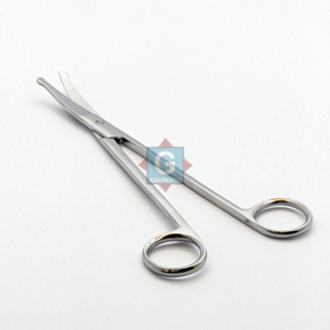 Tijeras para amígdalas de 195 mm para cirugía general, instrumento manual de clase I con certificación CE - Product Image 1