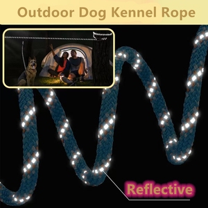 Heavy Duty 15m Dog <b>Run</b> Cable Kit (8mm/10mm/12mm) with Stainless Steel Pulley & Reflective Rope, Outdoor Tie Out System Wholesale - Product Image 3