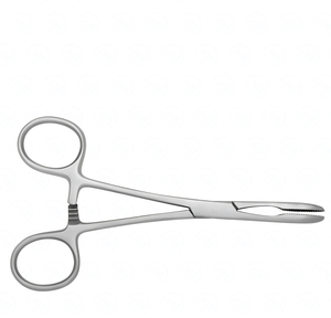 Pince à pansements Gross Maier courbée 14 cm en acier inoxydable, instrument chirurgical - Product Image 1