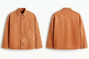 Camisas de mezclilla de algodón 100% vintage, a la moda, con botones y bolsillos delanteros, manga larga, estilo desgastado, para venta al por mayor. - Product Image 5