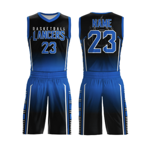 Conjunto de Uniforme de Baloncesto Sublimado, Jersey y Pantalones Cortos Transpirables de Secado Rápido, Ropa Deportiva Personalizada para Equipos de Baloncesto en Todas las Tallas - Product Image 5